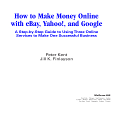 How to Make Money Online with eBay Yahoo and Google