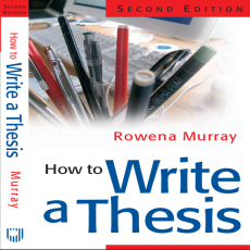 How to Write a Thesis How to Write a Thesis